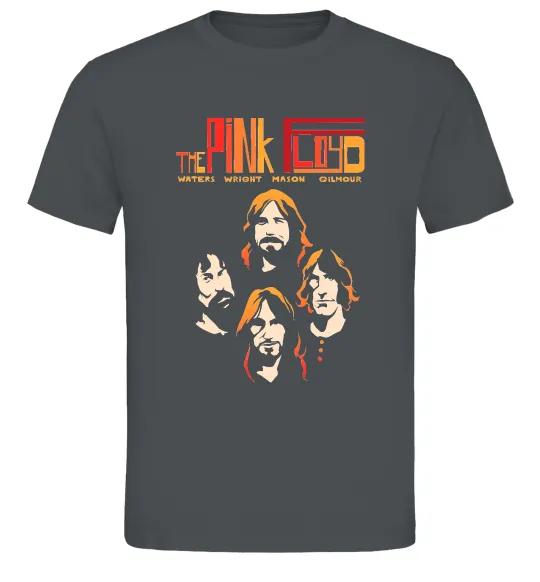 Чоловіча футболка Pink Floyd Waters Wright Mason Gilmor Графіт фото