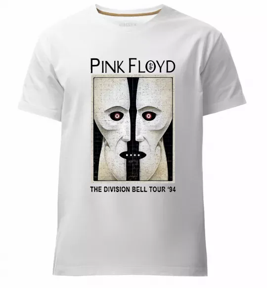 Чоловіча преміум футболка The Division bell tour 94 Білий фото