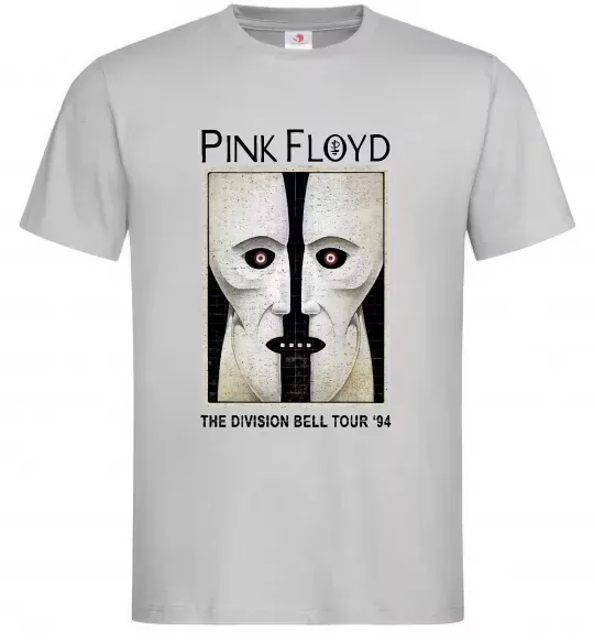 Мужская футболка The Division bell tour 94 Серый фото