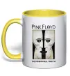 Чашка с цветной ручкой The Division bell tour 94 Солнечно желтый фото