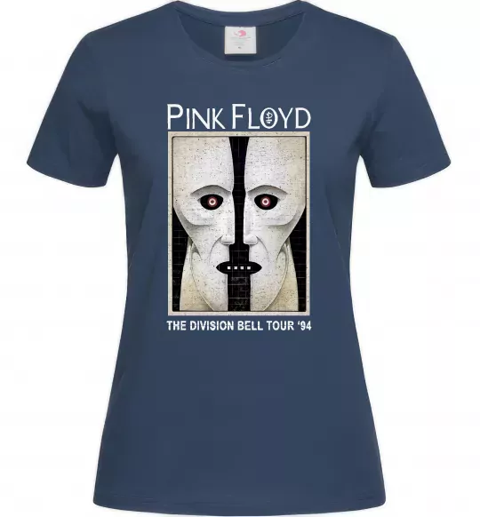 Женская футболка The Division bell tour 94 Темно-синий фото