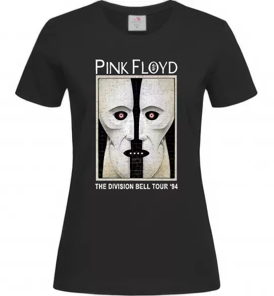 Женская футболка The Division bell tour 94 Черный фото