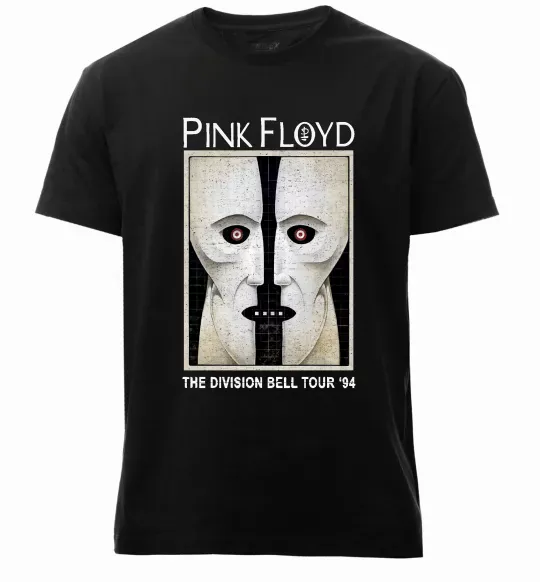 Чоловіча преміум футболка The Division bell tour 94 Чорний фото