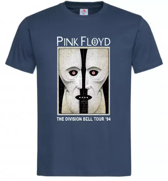 Мужская футболка The Division bell tour 94 Темно-синий фото