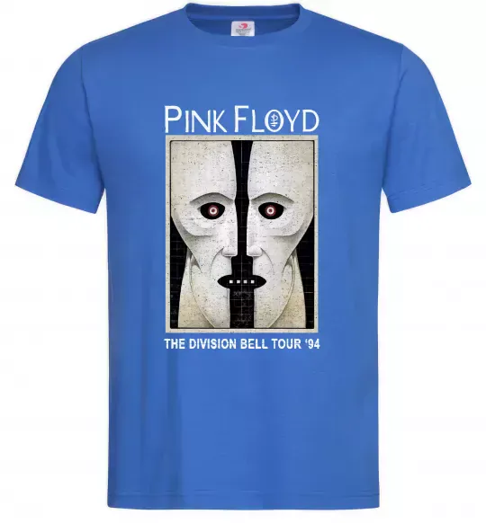 Мужская футболка The Division bell tour 94 Ярко-синий фото