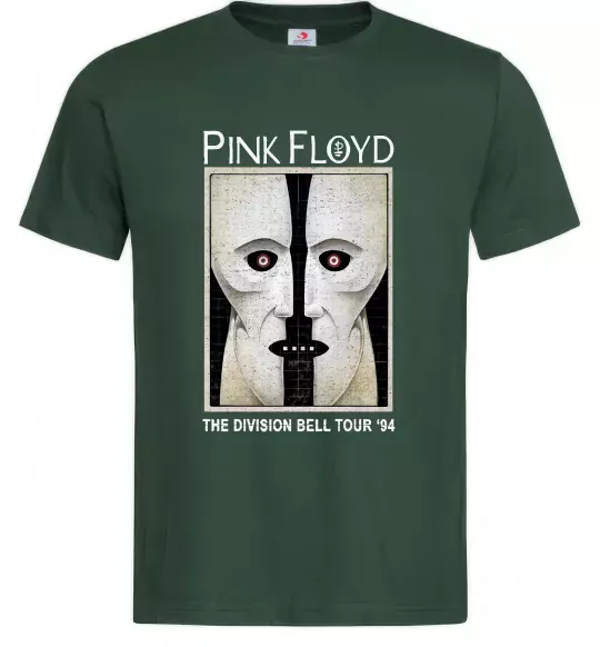 Мужская футболка The Division bell tour 94 Темно-зеленый фото
