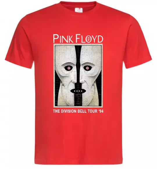 Мужская футболка The Division bell tour 94 Красный фото