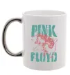 Чашка з кольоровою ручкою Pink Floyd Pig Срібло фото