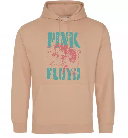 Чоловіча толстовка (худі) Pink Floyd Pig Пісочний фото