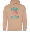 Женская толстовка (худи) Pink Floyd Pig Песочный Женская толстовка (худи) Pink Floyd Pig Песочный фото
