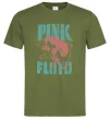 Мужская футболка Pink Floyd Pig Оливковый фото