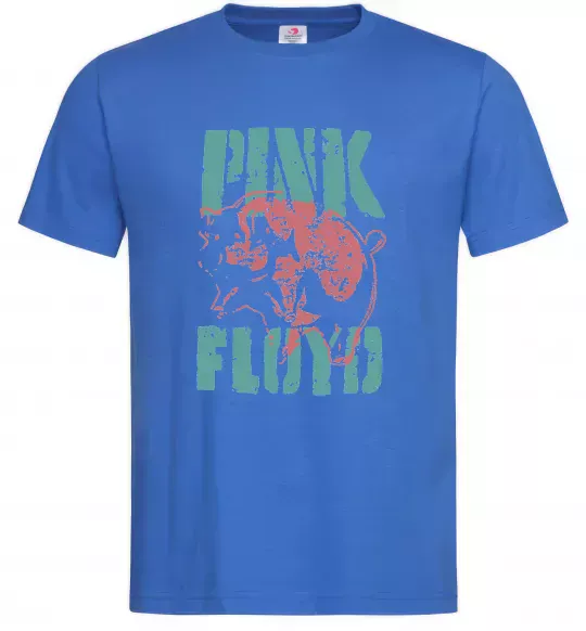 Мужская футболка Pink Floyd Pig Ярко-синий фото