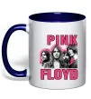 Чашка с цветной ручкой Pink Floyd photo Глубокий темно-синий фото
