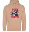Женская толстовка (худи) Pink Floyd photo Песочный фото