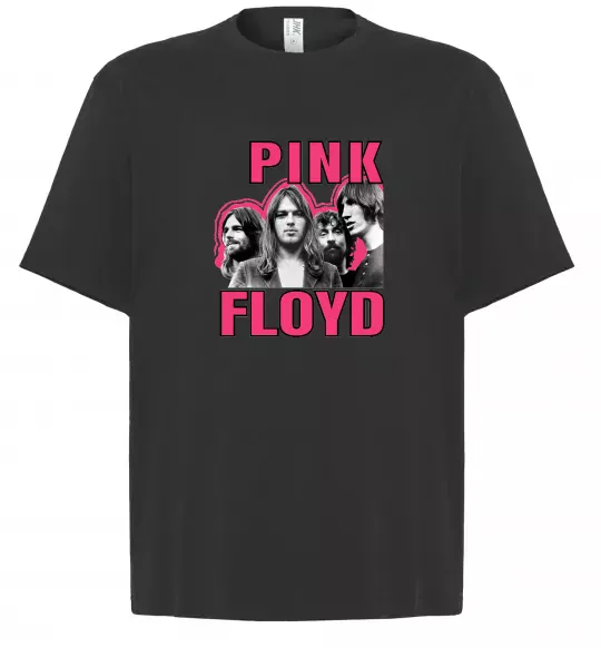 Футболка Оверсайз Pink Floyd photo Чорний фото
