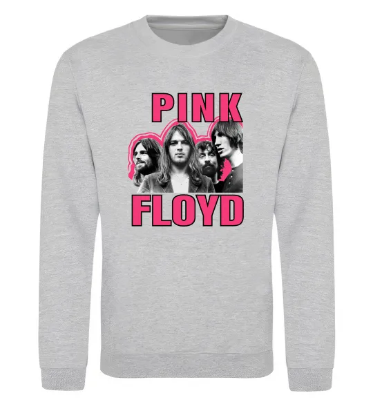 Свитшот Pink Floyd photo Серый меланж фото