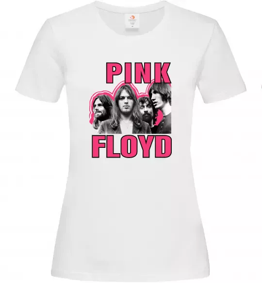 Женская футболка Pink Floyd photo Белый фото