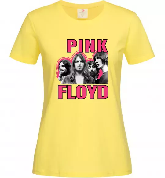 Женская футболка Pink Floyd photo Лимонный фото