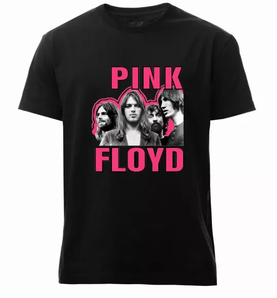Чоловіча преміум футболка Pink Floyd photo Чорний фото