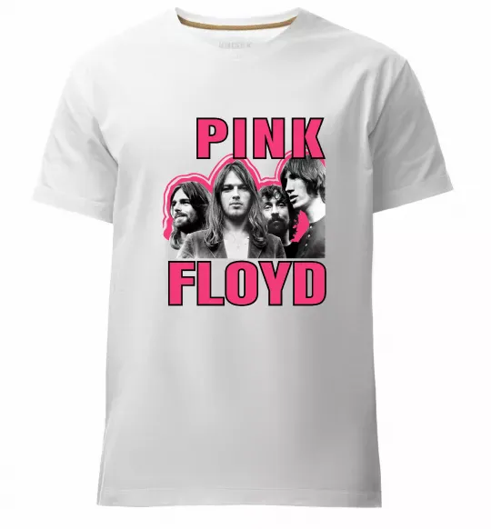 Чоловіча преміум футболка Pink Floyd photo Білий фото