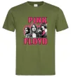 Мужская футболка Pink Floyd photo Оливковый фото