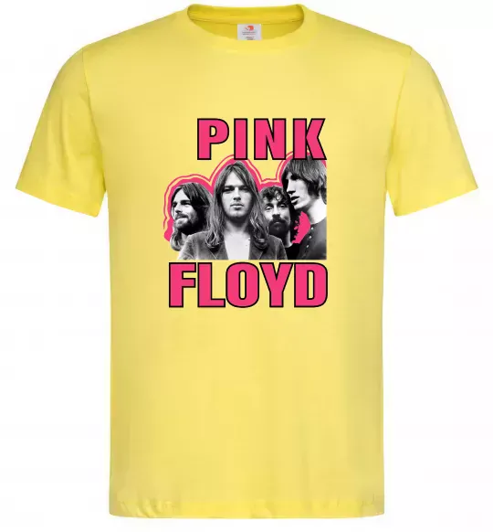 Мужская футболка Pink Floyd photo Лимонный фото
