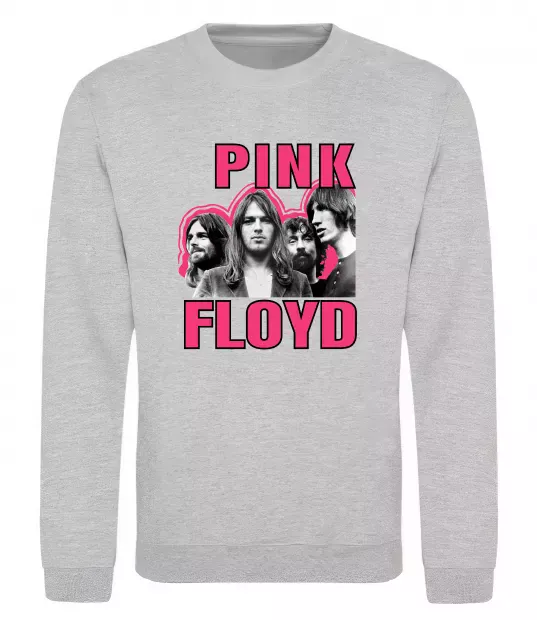 Свитшот Pink Floyd photo Серый меланж фото