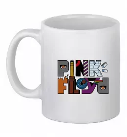 Чашка керамическая Коло Pink Floyd Белый фото