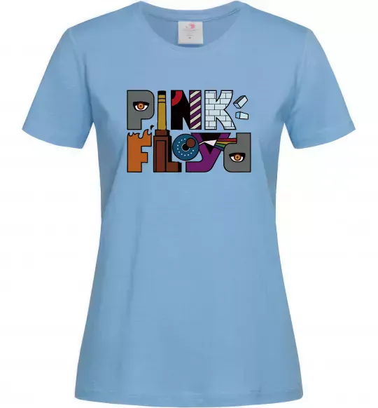 Женская футболка Арт Pink Floyd Голубой фото