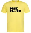 Мужская футболка Pink Floyd напис Лимонный фото