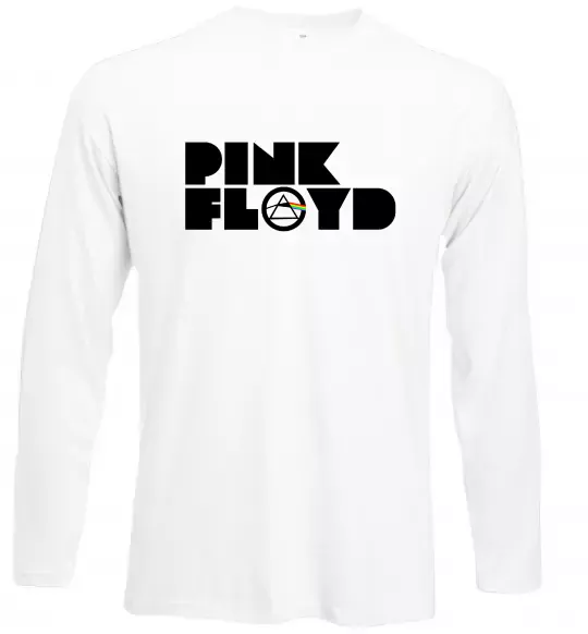 Лонгслів Pink Floyd напис Білий фото
