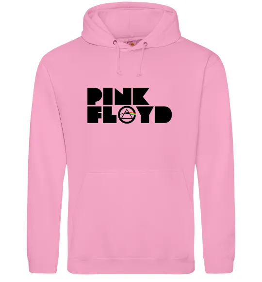 Мужская толстовка (худи) Pink Floyd напис Розовый фото