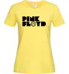 Женская футболка Pink Floyd напис Лимонный фото