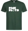 Мужская футболка Pink Floyd напис Темно-зеленый фото