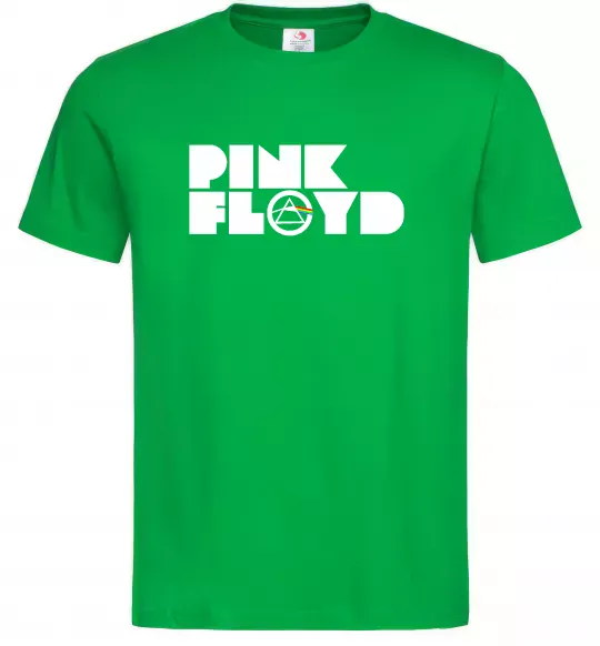 Мужская футболка Pink Floyd напис Зеленый фото