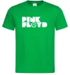 Мужская футболка Pink Floyd напис Зеленый фото