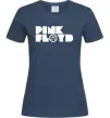 Женская футболка Pink Floyd напис Темно-синий фото