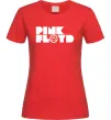 Женская футболка Pink Floyd напис Красный фото