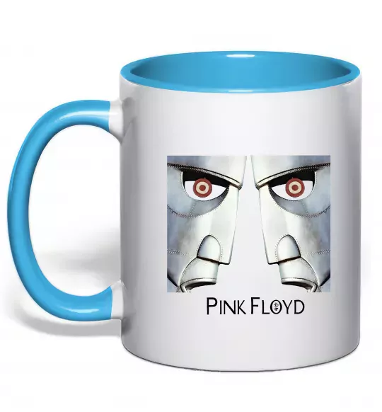 Чашка с цветной ручкой The Division Bell Голубой фото