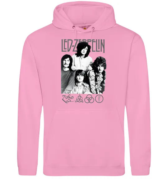 Жіноча толстовка (худі) Led Zeppelin фото Рожевий фото