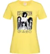 Женская футболка Led Zeppelin фото Лимонный фото