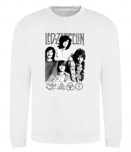 Свитшот Led Zeppelin фото Белый фото