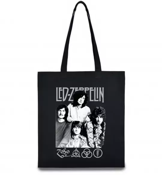 Эко-сумка Led Zeppelin фото Черный фото