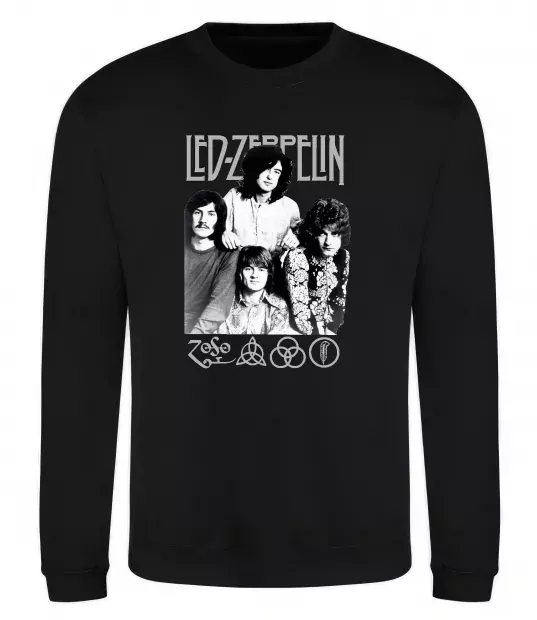 Свитшот Led Zeppelin фото Черный фото