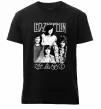 Мужская премиум футболка Led Zeppelin фото Черный Мужская премиум футболка Led Zeppelin фото Черный фото