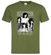 Чоловіча футболка Led Zeppelin фото Оливковий фото