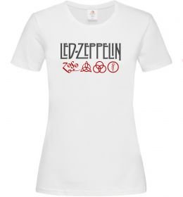 Женская футболка Led Zeppelin logo знаки