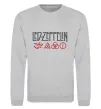 Свитшот Led Zeppelin logo знаки Серый меланж фото