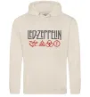 Женская толстовка (худи) Led Zeppelin logo знаки Таш фото