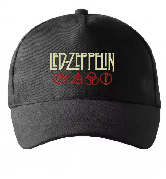 Кепка Led Zeppelin logo знаки Черный фото